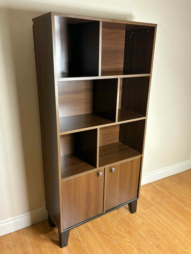 Modern Cube Storage Shelf with Cabinet
