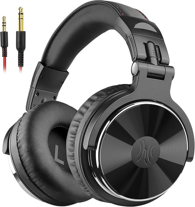 OneOdio Pro-10 DJ Headphones – Red/Black or All Black