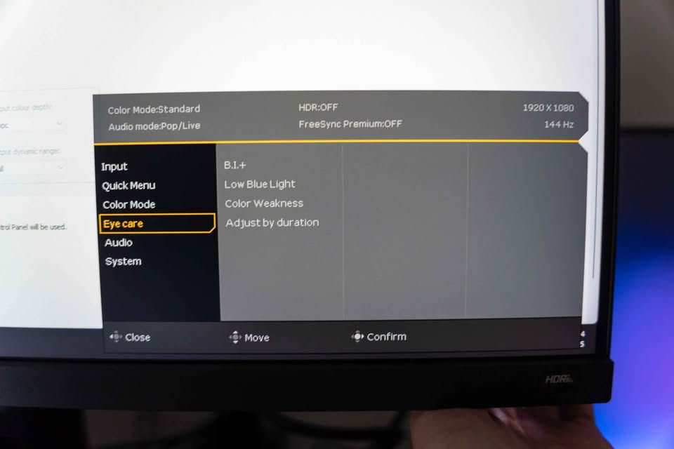 BenQ EX2510 IPS Gaming Monitor with armstand - photo 4