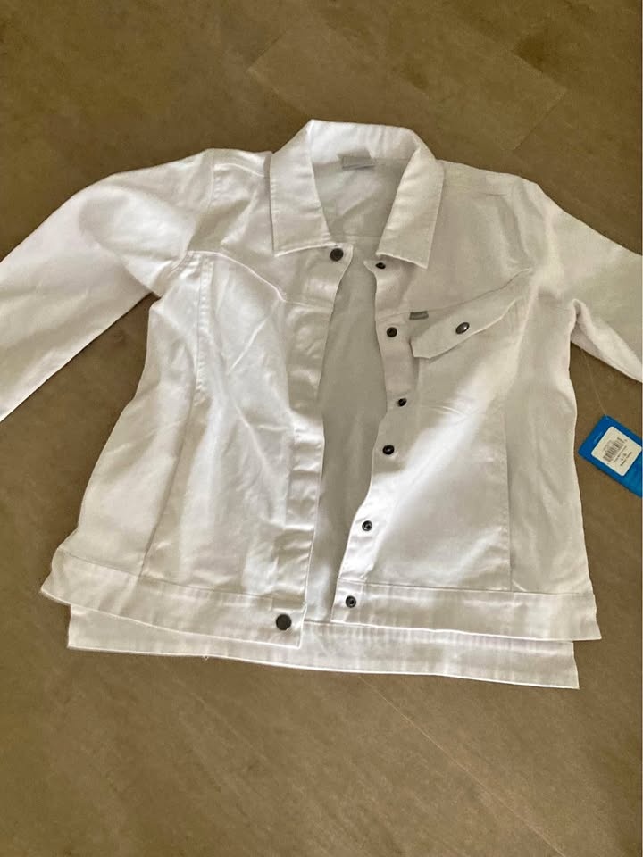 Womens Jean Jacket Large New with tags