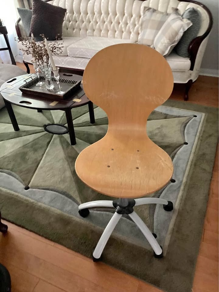 Adjustable Wood Office/Computer Chair