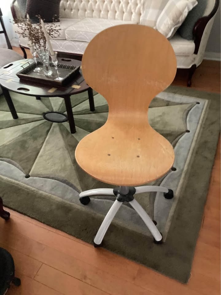 Adjustable Wood Office/Computer Chair - photo 2