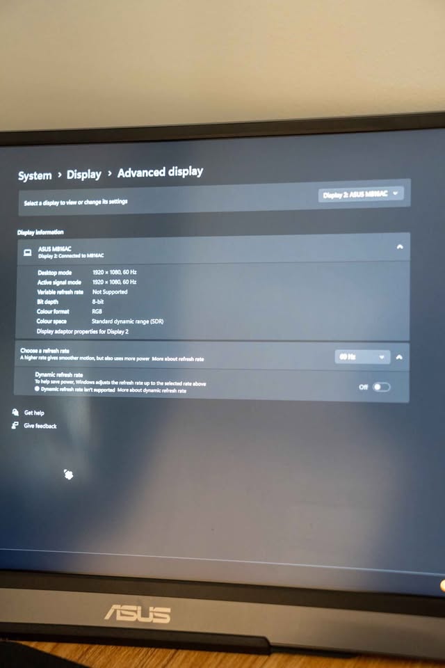 Asus ZenScreen MB16ACE 15.5" Portable Screen - photo 4
