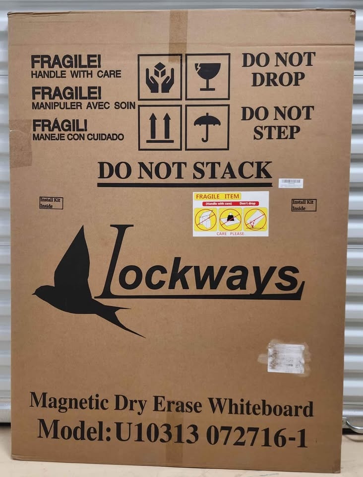 Lockways Magnetic White Board 48 x 36 Inches - photo 2