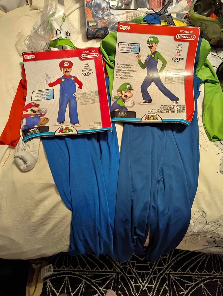 Used costumes. 3T to 6