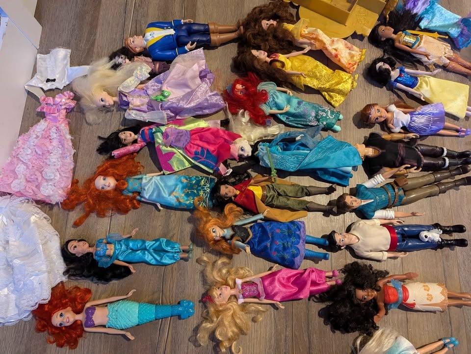 Set of 24 Disney Princess Dolls Plus Accessories 🏆 - photo 3
