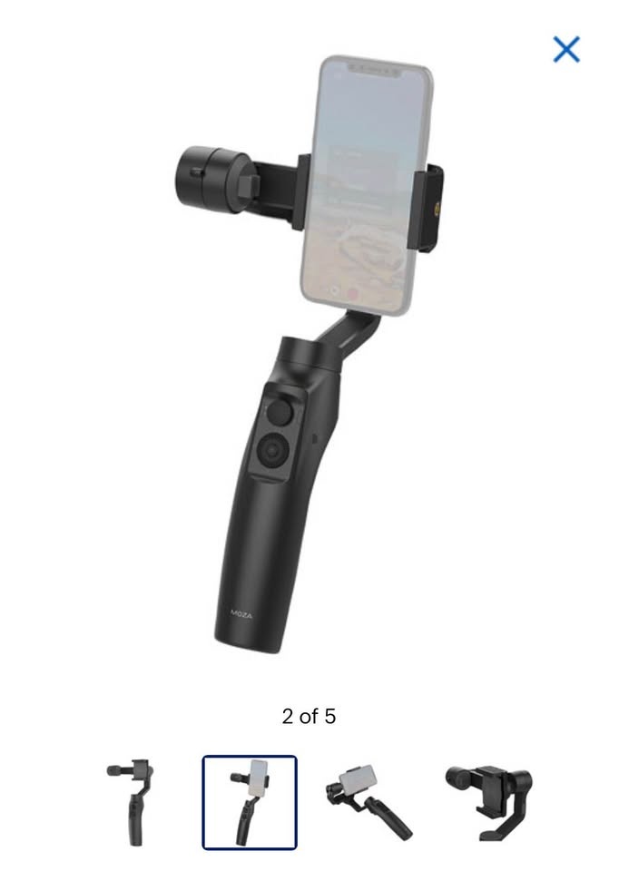 Moza Mini-MI Wireless Phone Charging Gimbal - Available.