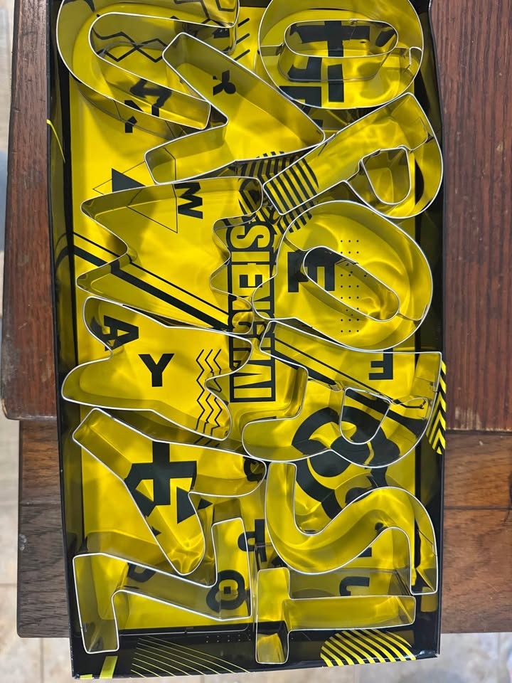 BRAND NEW IN BOX - Cookie Cutters - Letters