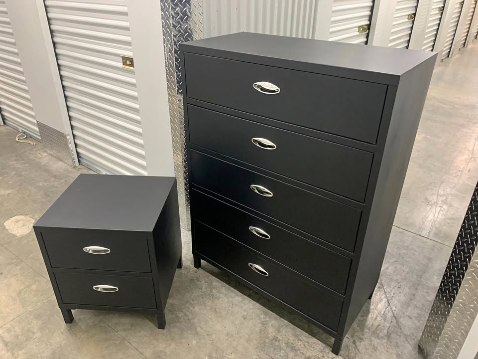 Maoz 5-Drawer Steel Chest (Black)