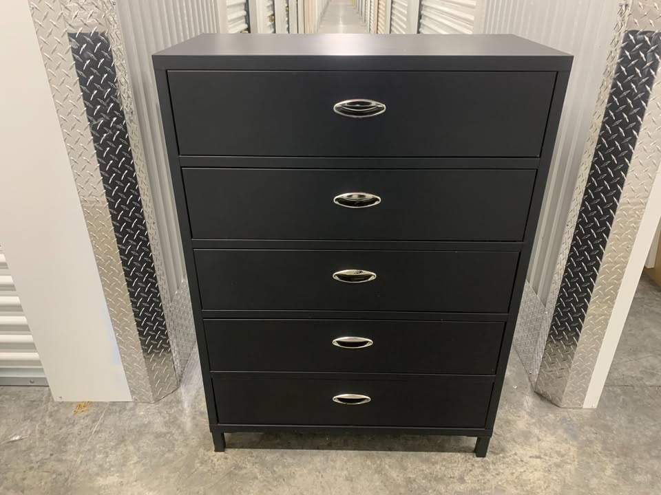 Maoz 5-Drawer Steel Chest (Black) - photo 2