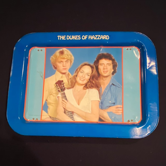 Vintage Dukes of Hazzard Metal TV Tray