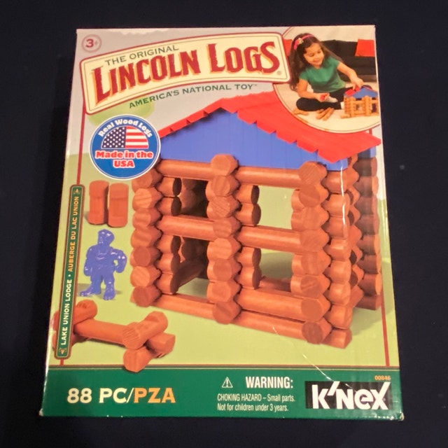Starter box of Lincoln Logs