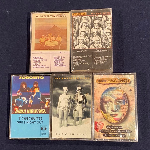 Classic Canadian Rock Cassettes - $5 or 5 for $20