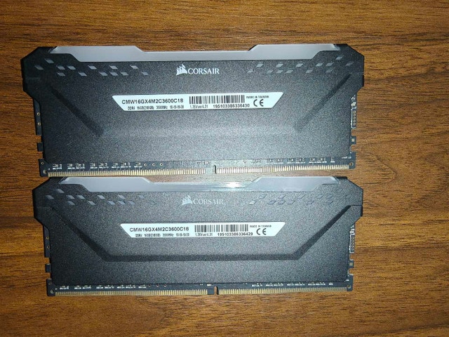 Corsair Vengeance RGB Pro 16GB (2x8GB) DDR4 3600MHz CL18