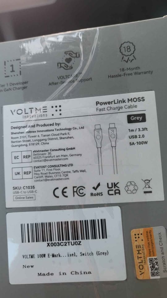 Type C Cable Charger 1m - photo 2
