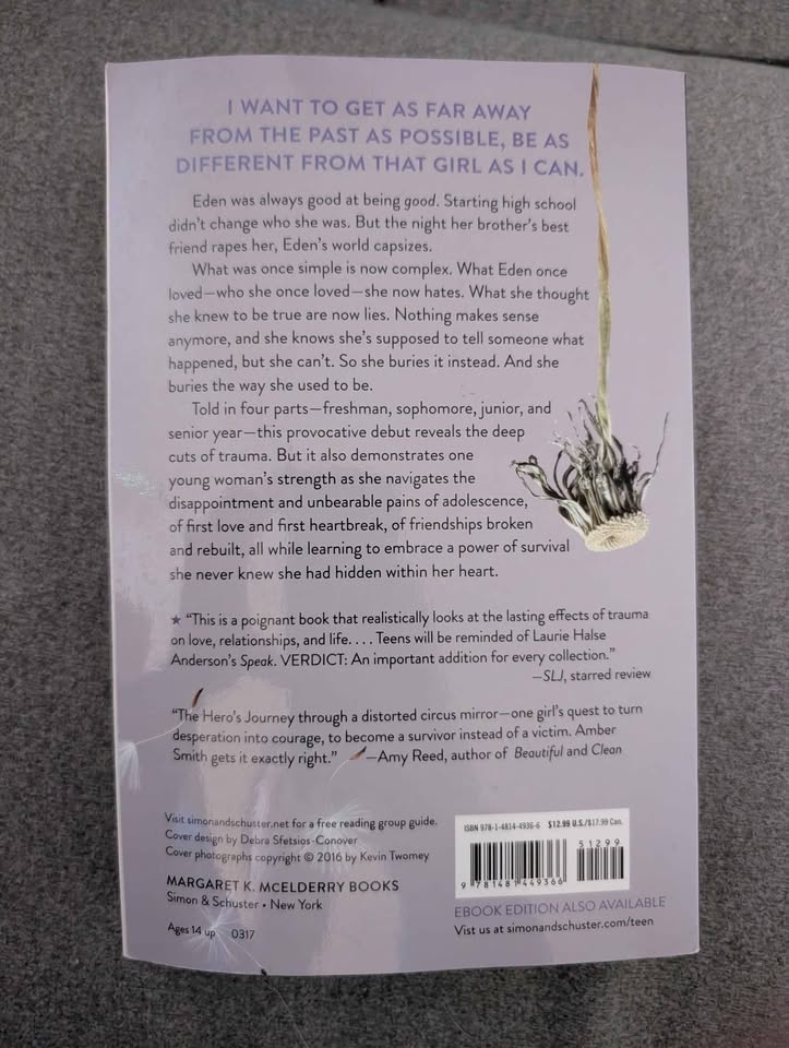 The Way I Used to Be by Amber Smith - NYT Bestseller - photo 3