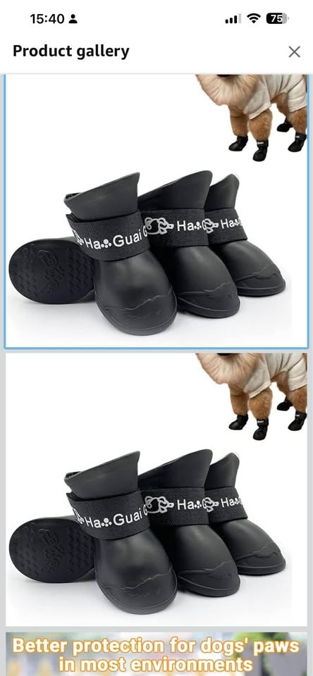 Ha.Guai Guai Dog Boots Size M Waterproof Paw Protection, Brand N - photo 4