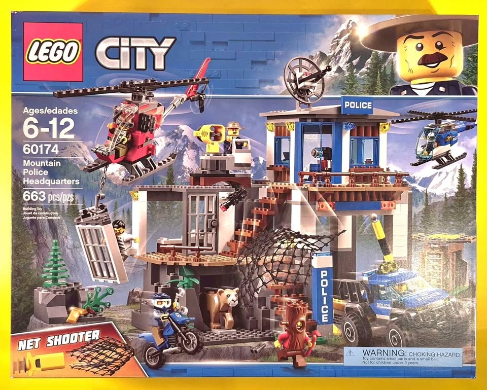 Lego City 60174 Mountain Police Headquarters Retired 2020 Pickup