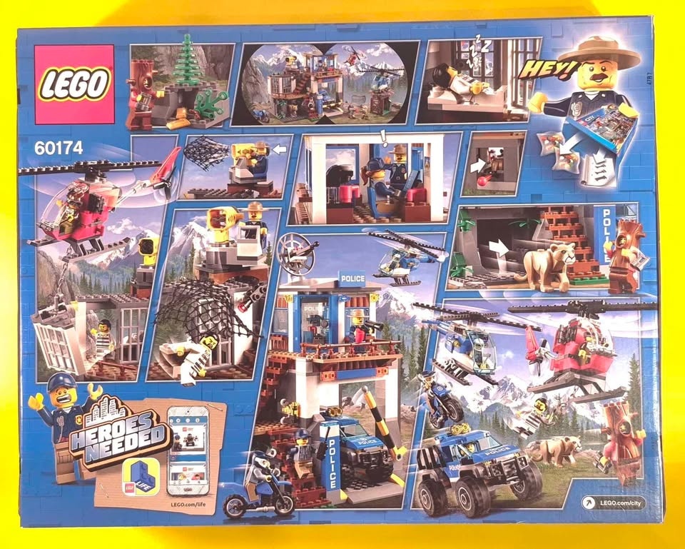 Lego City 60174 Mountain Police Headquarters Retired 2020 Pickup - photo 2
