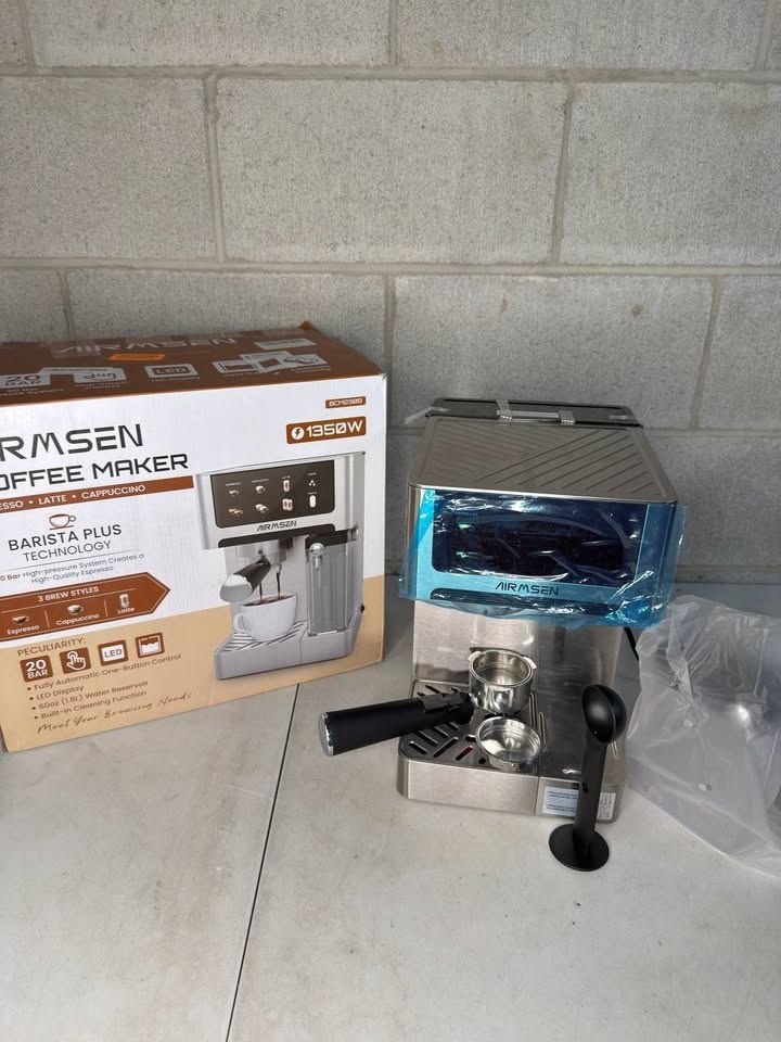 AIRMSEN Espresso and Cappuccino Machine - 20 Bar Dual Boiler - photo 2
