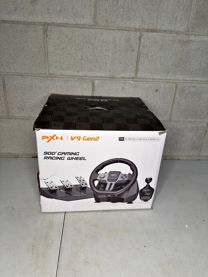 PXN V9 Gen2 Racing Wheel w/ Pedals & Shifter