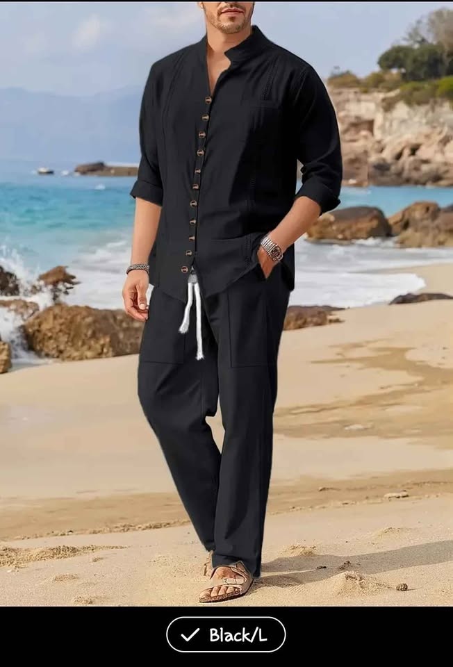 Large size Casual Two-Piece for Men - photo 3