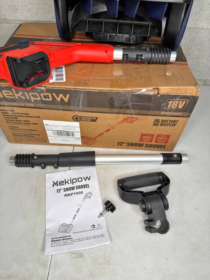 Cordless Snow Shovel Compatible for Milwaukee 18V Battery