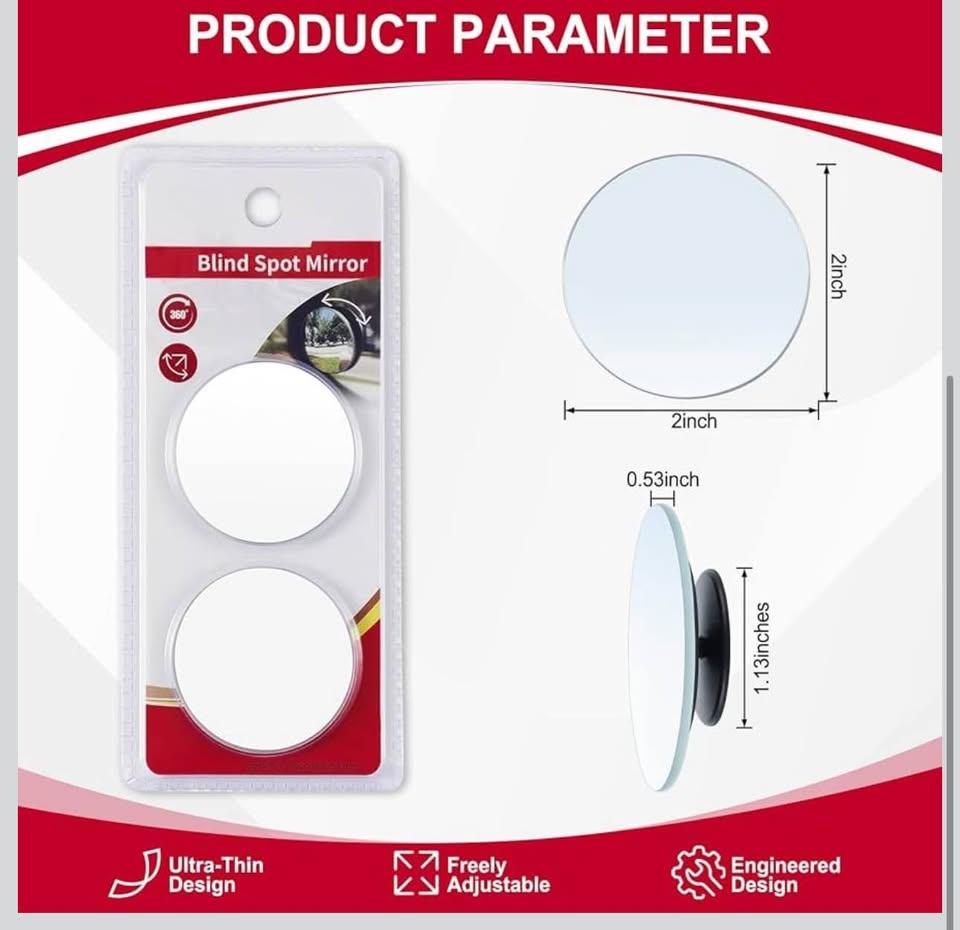 LivTee Blind Spot Mirrors (2-Pack) - photo 3