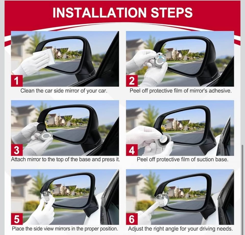 LivTee Blind Spot Mirrors (2-Pack) - photo 4