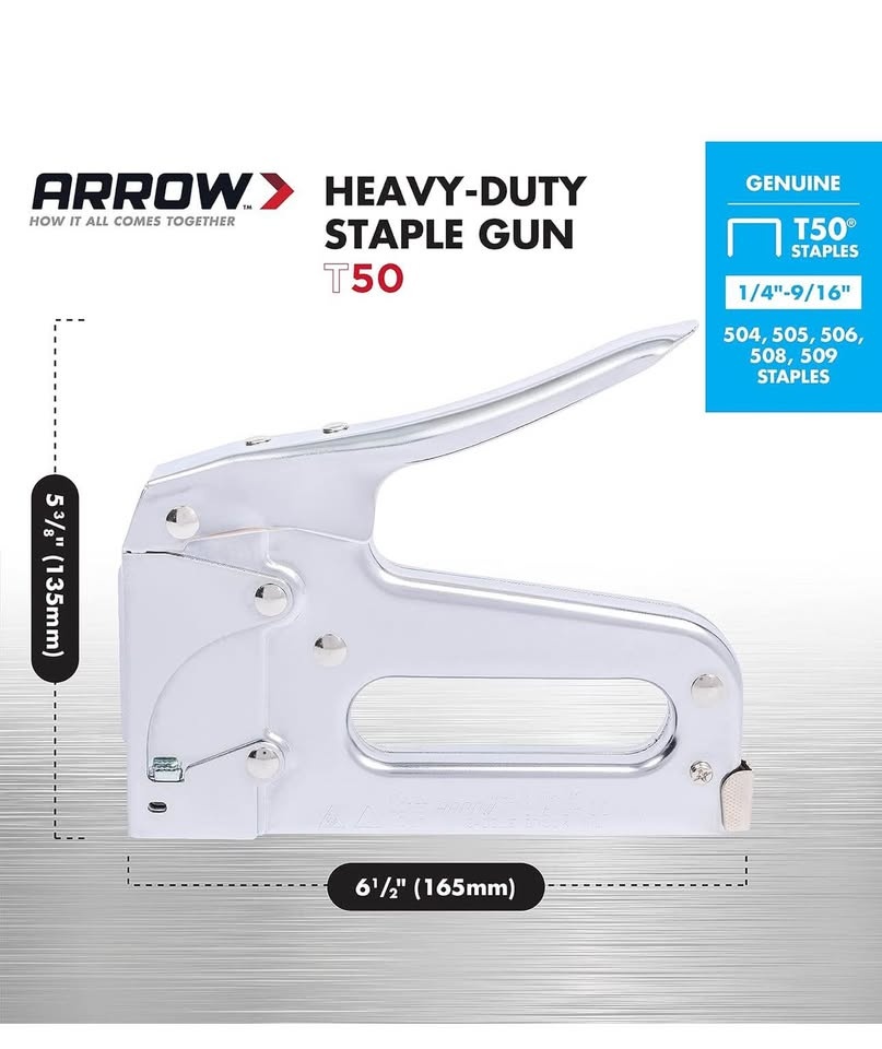 Arrow Fastener T50 Heavy Duty Staple Gun - photo 3