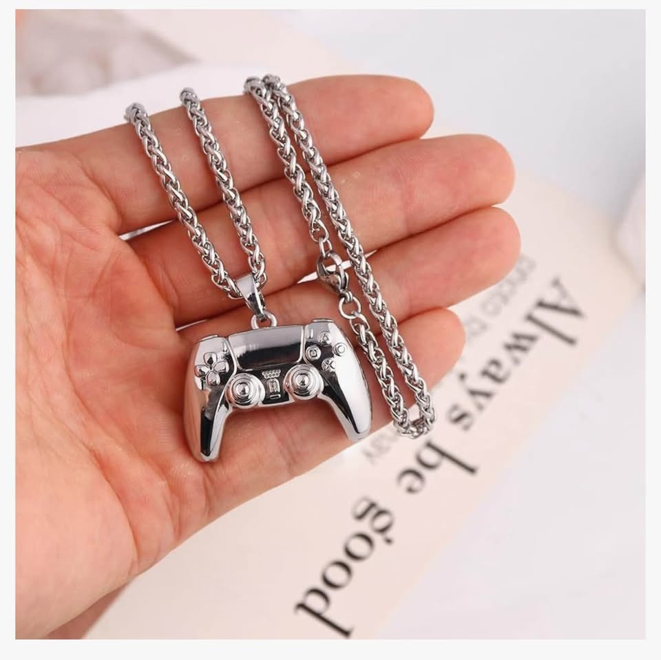 Iced Out Game Controller Pendant Necklace - photo 2