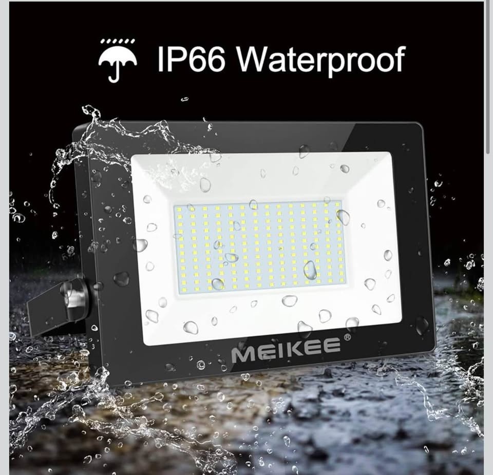 MEIKEE 150W Waterproof Outdoor LED Flood Lights (2 Pack) - photo 2