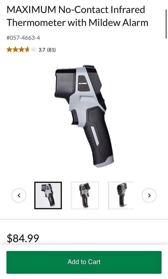 Infrared Thermometer NEW (Sealed Package)