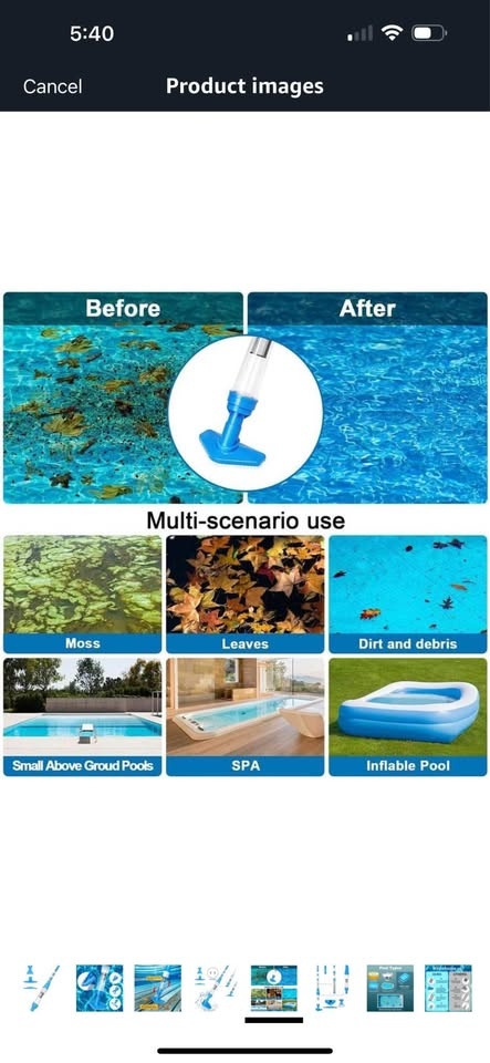 3 in 1 Cordless Rechargeable Handheld Pool Vacuum - photo 4