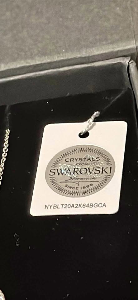 Nic & Sid Swarovski Interlocking Rings Necklace & Pendant