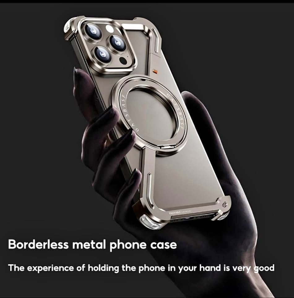 OATSBASF Z‑Case for iPhone 16 Pro (Metal Frame • Kickstand)