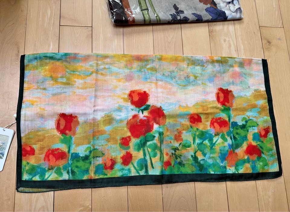 BRAND NEW Medium Fashion Scarf - Floral Pattern