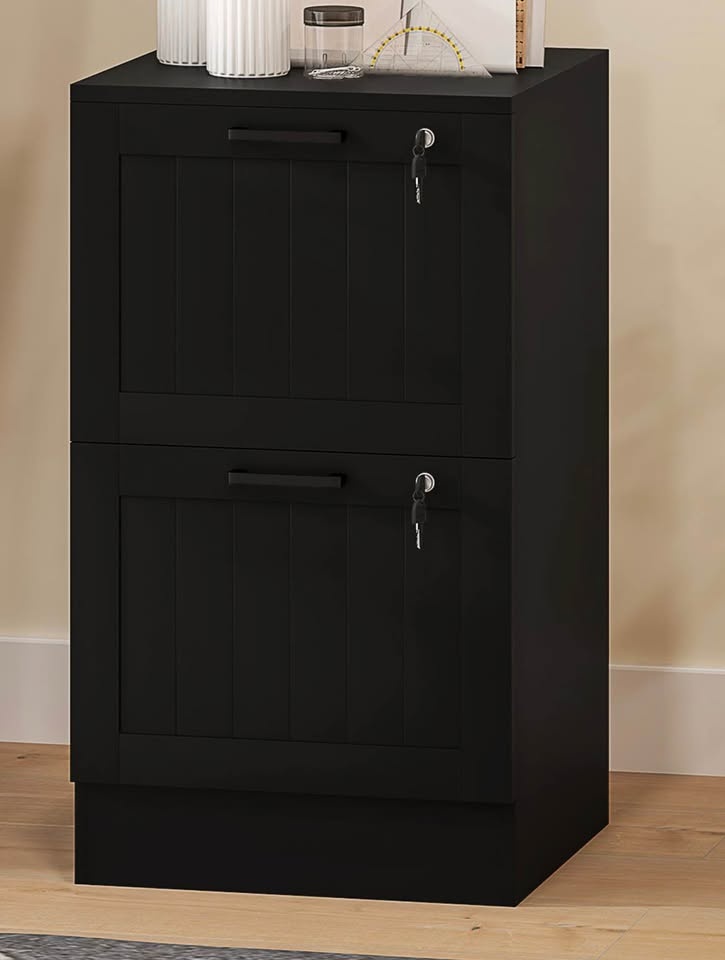 Brand New Assembled 2 Drawer Filing Cabinet with Lock! - photo 4