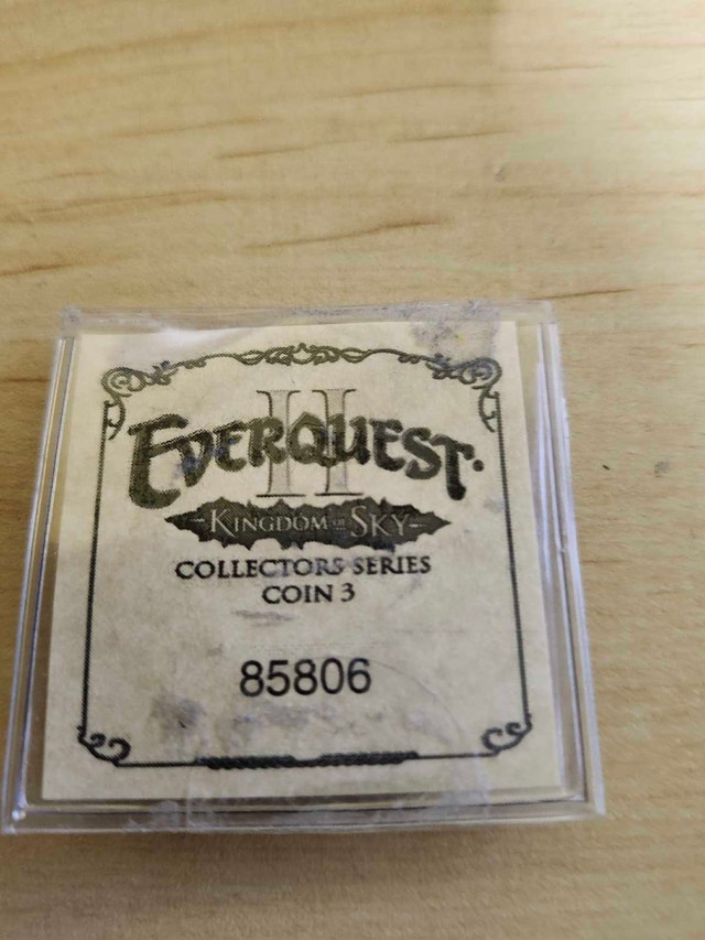 Everquest II Kingdom of Sky Collector's Coin