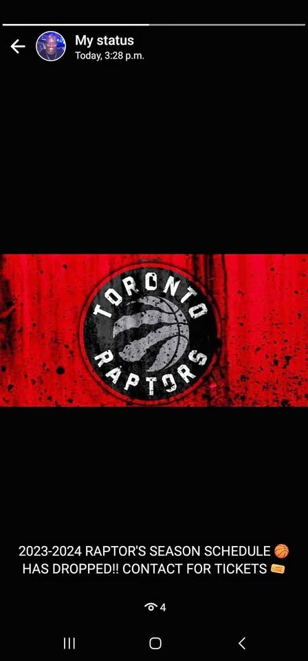 Raptors Home Games!