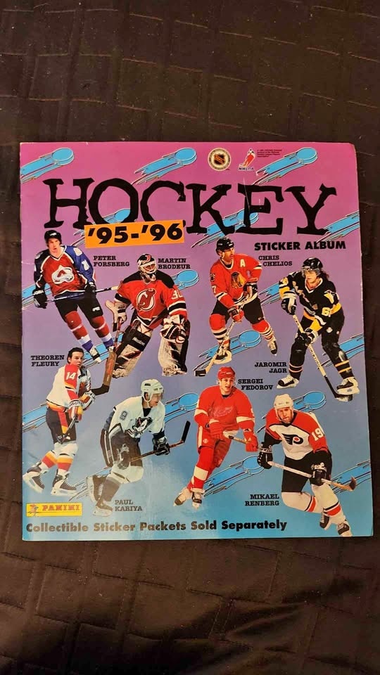 1995-96 Panini Hockey Sticker Album