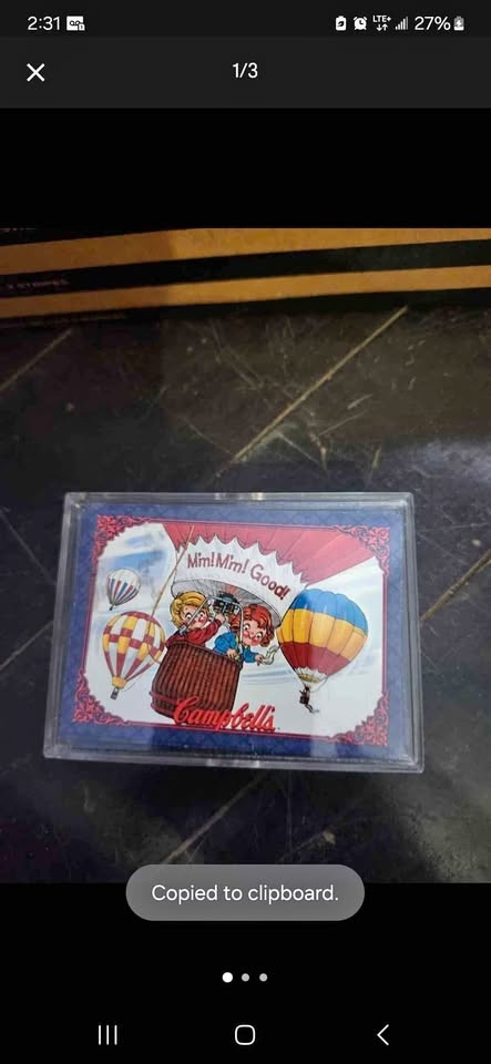 Campbell's Playing Cards