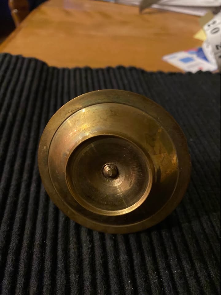 Vintage Brass Candle Holder - photo 2