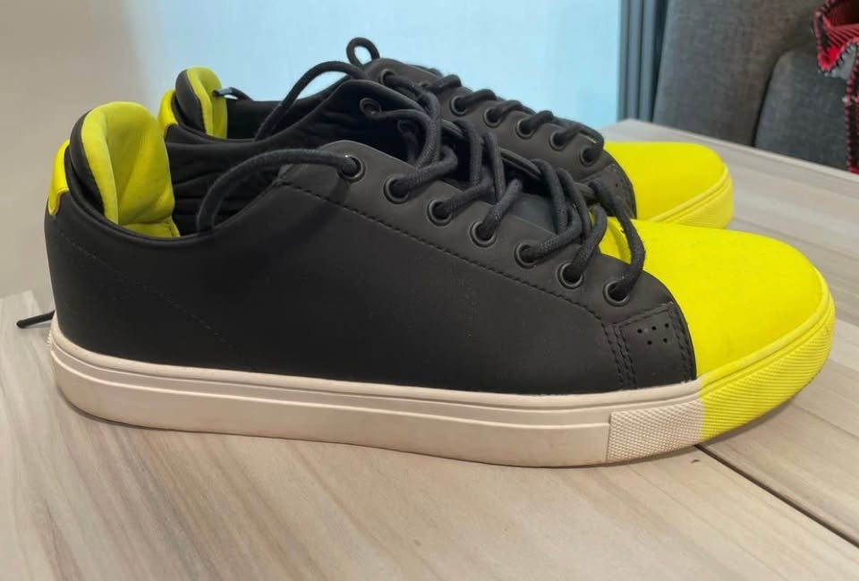 Outfitters Footwear Black Yellow Sneakers US10 - photo 3