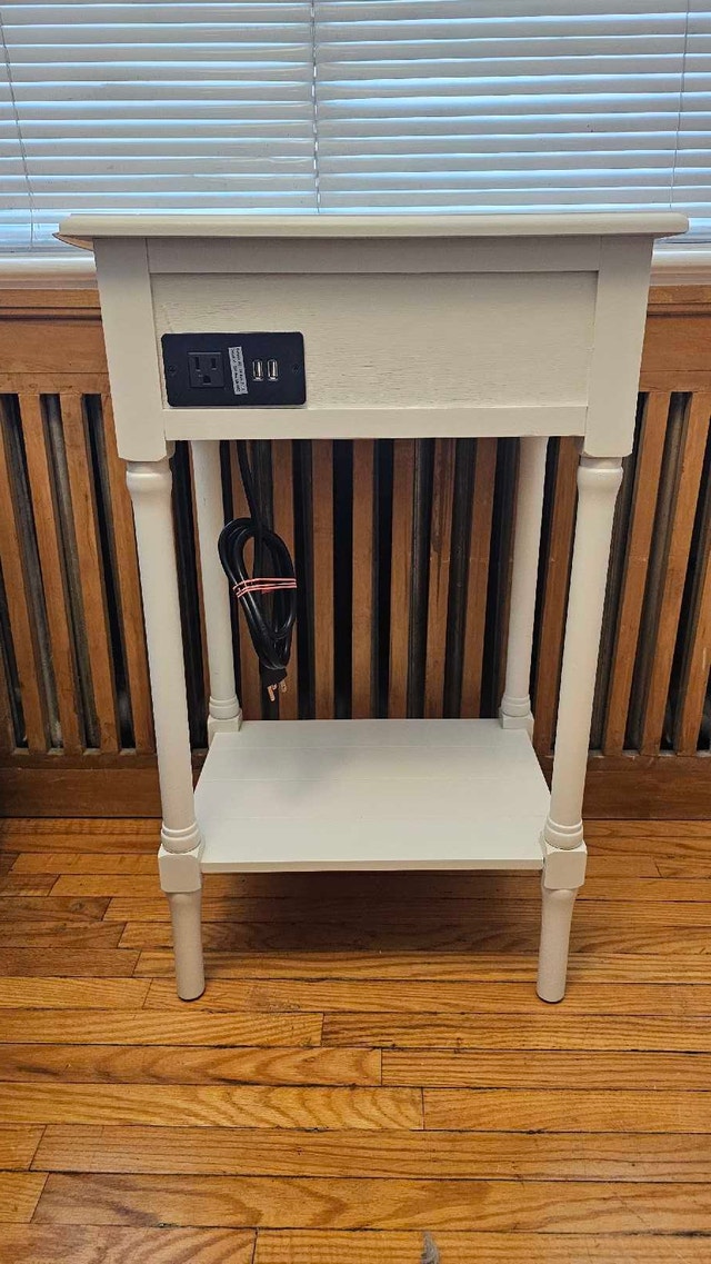 2 End Tables/Night Stands with USB Ports - photo 2