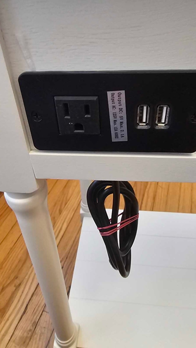 2 End Tables/Night Stands with USB Ports - photo 4