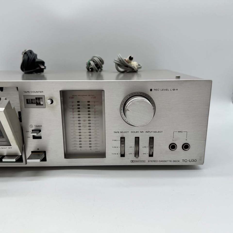 Vintage Sony TC-U30 Stereo Cassette Deck – Tested Working (Circa - photo 5