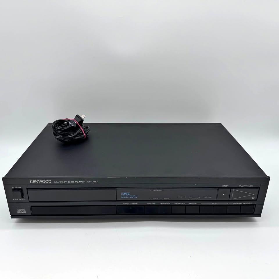 Kenwood DP-460 Vintage CD Player – Tested Working (1987)