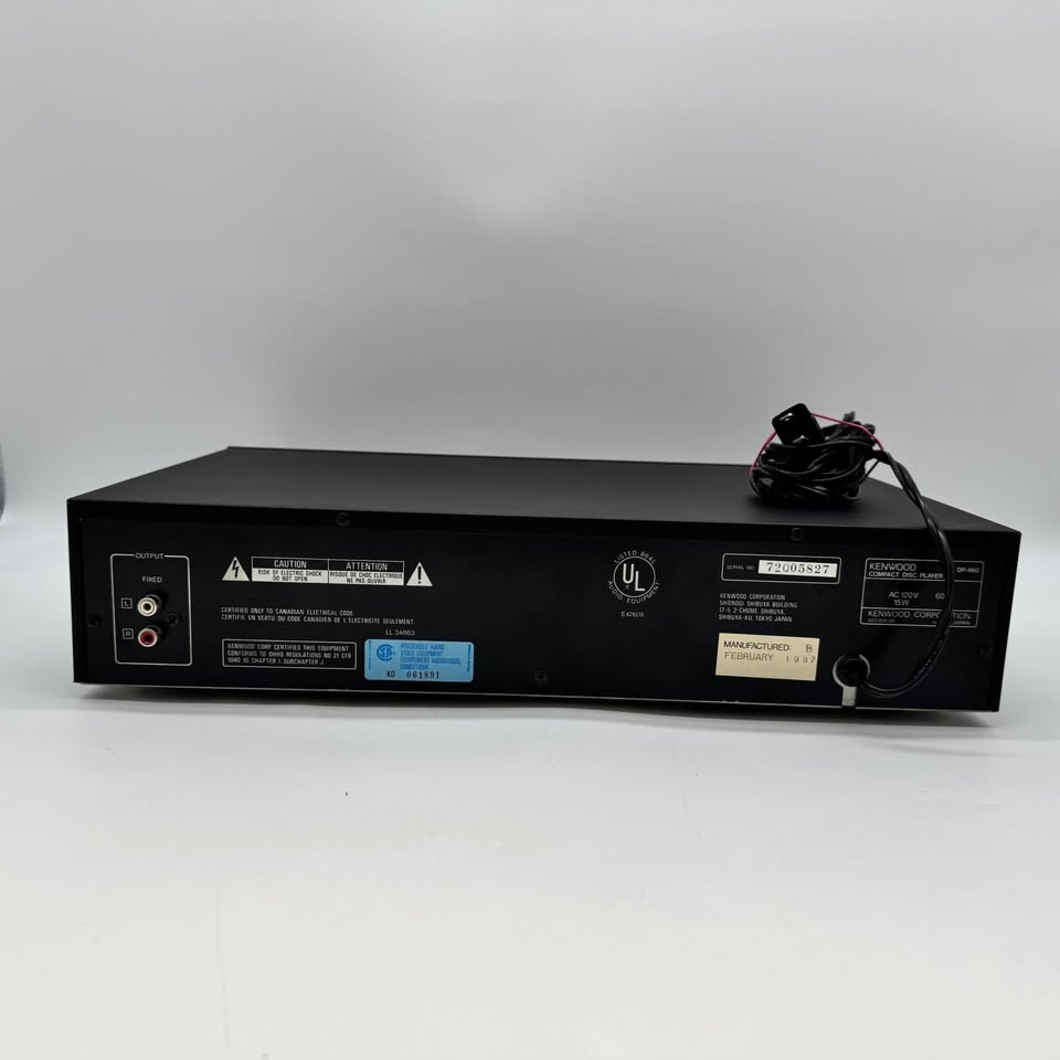 Kenwood DP-460 Vintage CD Player – Tested Working (1987) - photo 5