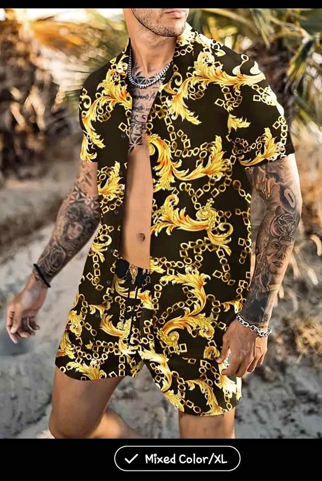 XL Size Casual Set for Men